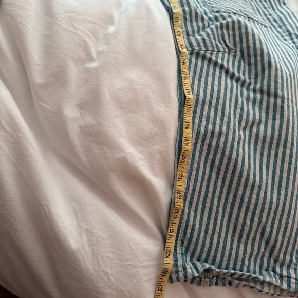 Free People Women’s Moxie Railroad Low-Slung Barrel Jeans - Picture 13 of 14